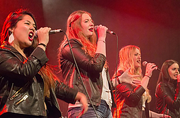Stimmgewaltig wollen sie beim Tag des Anstoßes überzeugen: die R’n’B-Formation „Chuto M. Jive“ des Instituts für Musik der Hochschule Osnabrück.