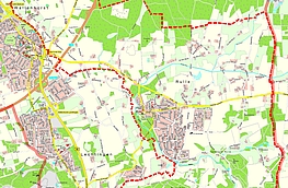 Geltungsbereich des Dorferneuerungsprogramms
