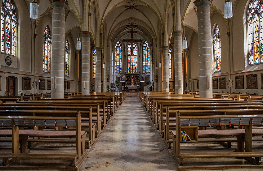 In den Kirchen der VarusRegion – hier die St. Alexanderkirche Wallenhorst – finden in diesem Jahr über 40 Konzerte statt.