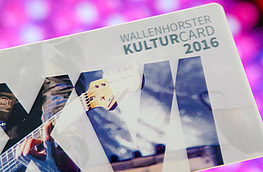 Kultur lässt sich in Wallenhorst in vielfältiger Weise live erleben – mit der Kulturcard sogar zu vergünstigten Preisen und mit weiteren Vorteilen.