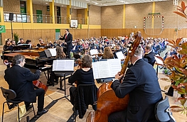Das Osnabrücker Symphonieorchester spielt den „Karneval der Tiere“ in der Wittekindhalle.