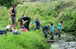 Ferienspaßaktion „Den Wassertieren auf der Spur“
