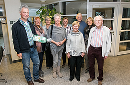 Mit Glück und Augenmaß zum Gewinn (vorne von links): Reiner Bartke, Martina Dieck-Schwertmann stellvertretend für Tochter Carla sowie Karin und Heinz Dieter Paals.