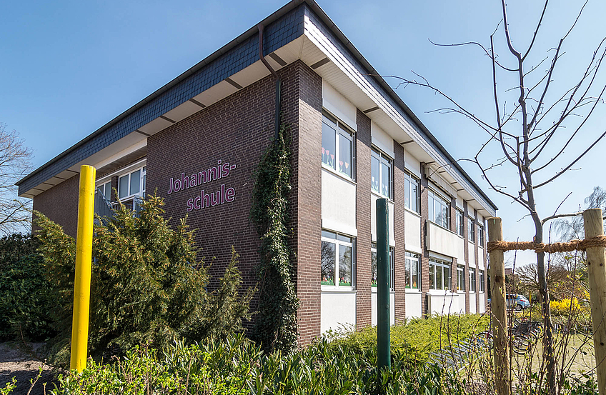 Die Anmeldungen für das Schuljahr 2020/2021 nehmen die Wallenhorster Grundschulen – hier die Johannisschule – am 24. und 25. April entgegen.