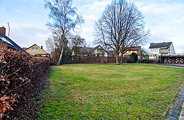 Blick auf das freie Grundstück an der Feuerbachstraße