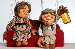 Marionettenfiguren Luise und Hugo