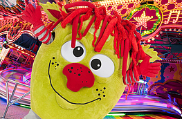 Das Zappeltier von „Frank & seinen Freunden“ kommt am Freitagnachmittag zur Wallenhorster Klib – der Kirmes mit Flair im Osnabrücker Land.