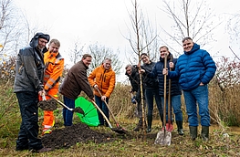 Gruppenfoto Pflanzaktion
