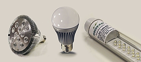 LED Leuchten (Quelle: wikimedia.org / Free Art License)