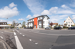 Im Rahmen der Dorferneuerung sollen weite Teile der Klosterstraße sowie der Kreuzungsbereich vor dem Ärztehaus umgestaltet werden.