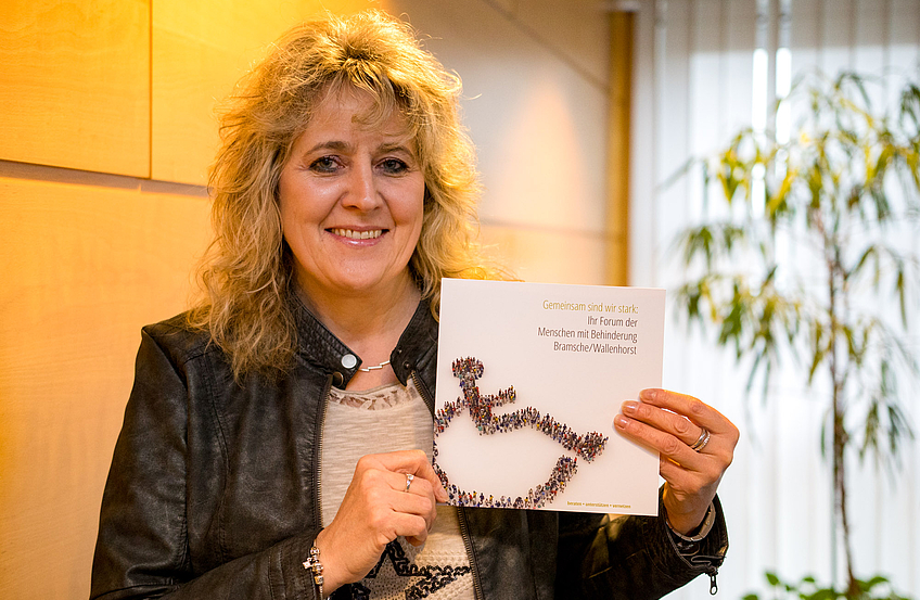 Marlies Bockgrawe, Vorsitzende des Forums der Menschen mit Behinderung Bramsche/Wallenhorst
