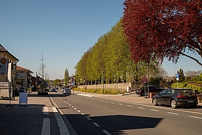 Blick auf den sanierten Bereich "Große Straße - Nord" (Stand: April 2020)